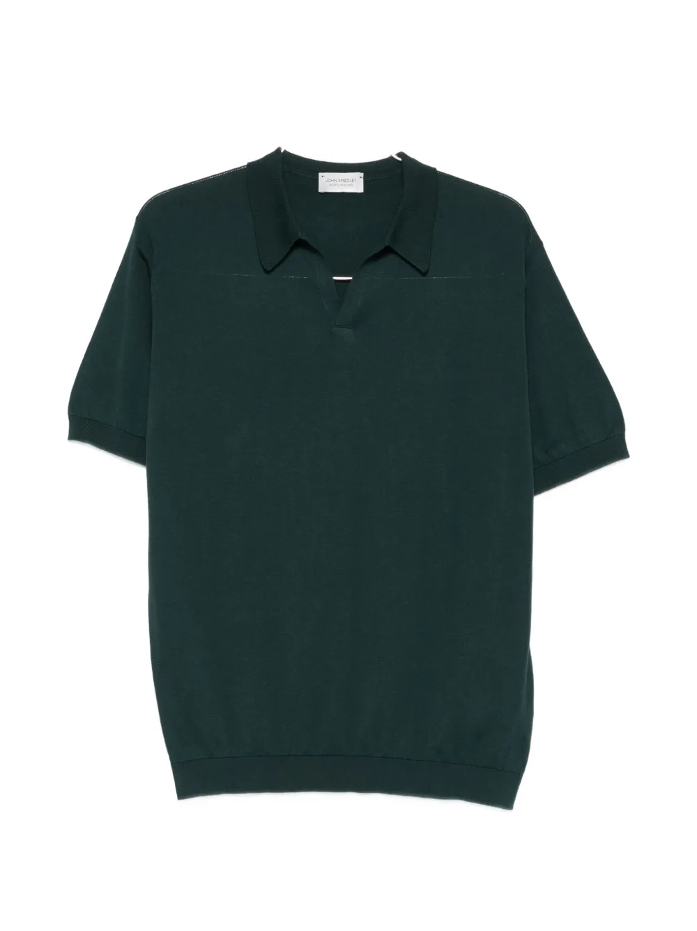John Smedley Noah polo-collar T-shirt - Grün