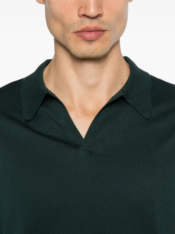 John Smedley Noah ポロカラーTシャツ | グリーン | FARFETCH JP