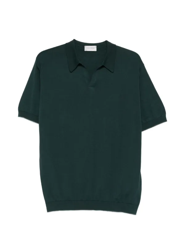 John Smedley Noah ポロカラーTシャツ | グリーン | FARFETCH JP