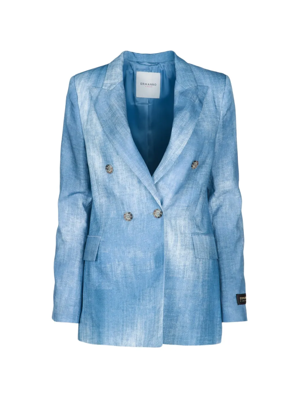 ERMANNO FIRENZE double-breasted blazer - Blau