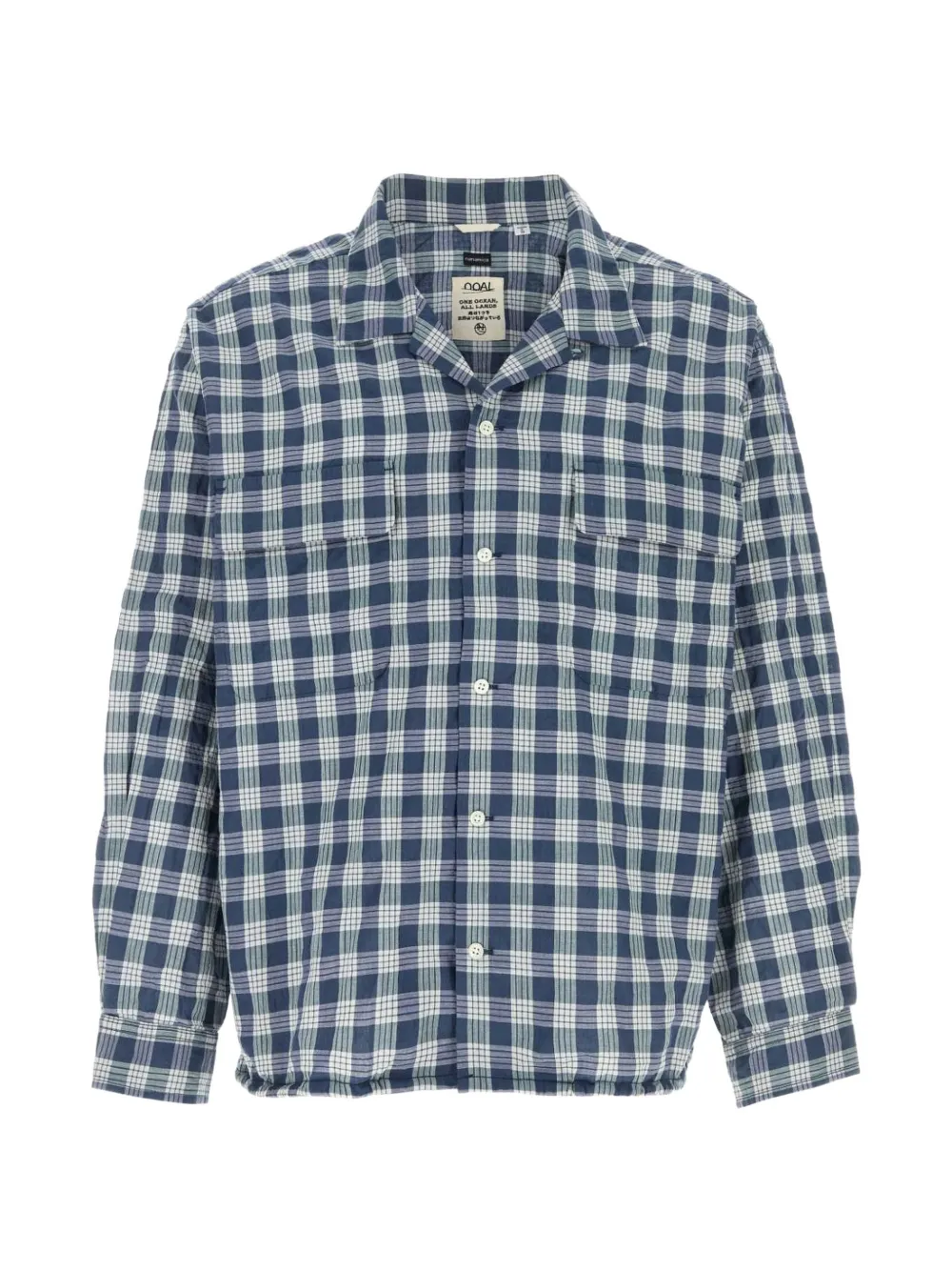 Nanamica Palaka Check Shirt In Blue