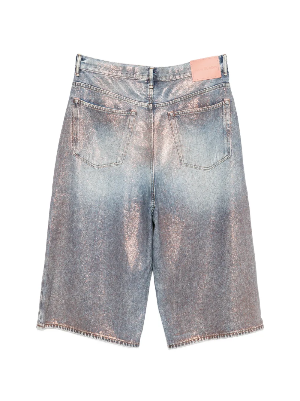  Acne Studios Shorts Con Glitter - Blu 