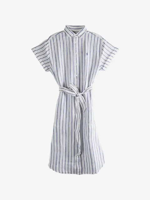 Polo Ralph Lauren vestido camisero midi con motivo de rayas