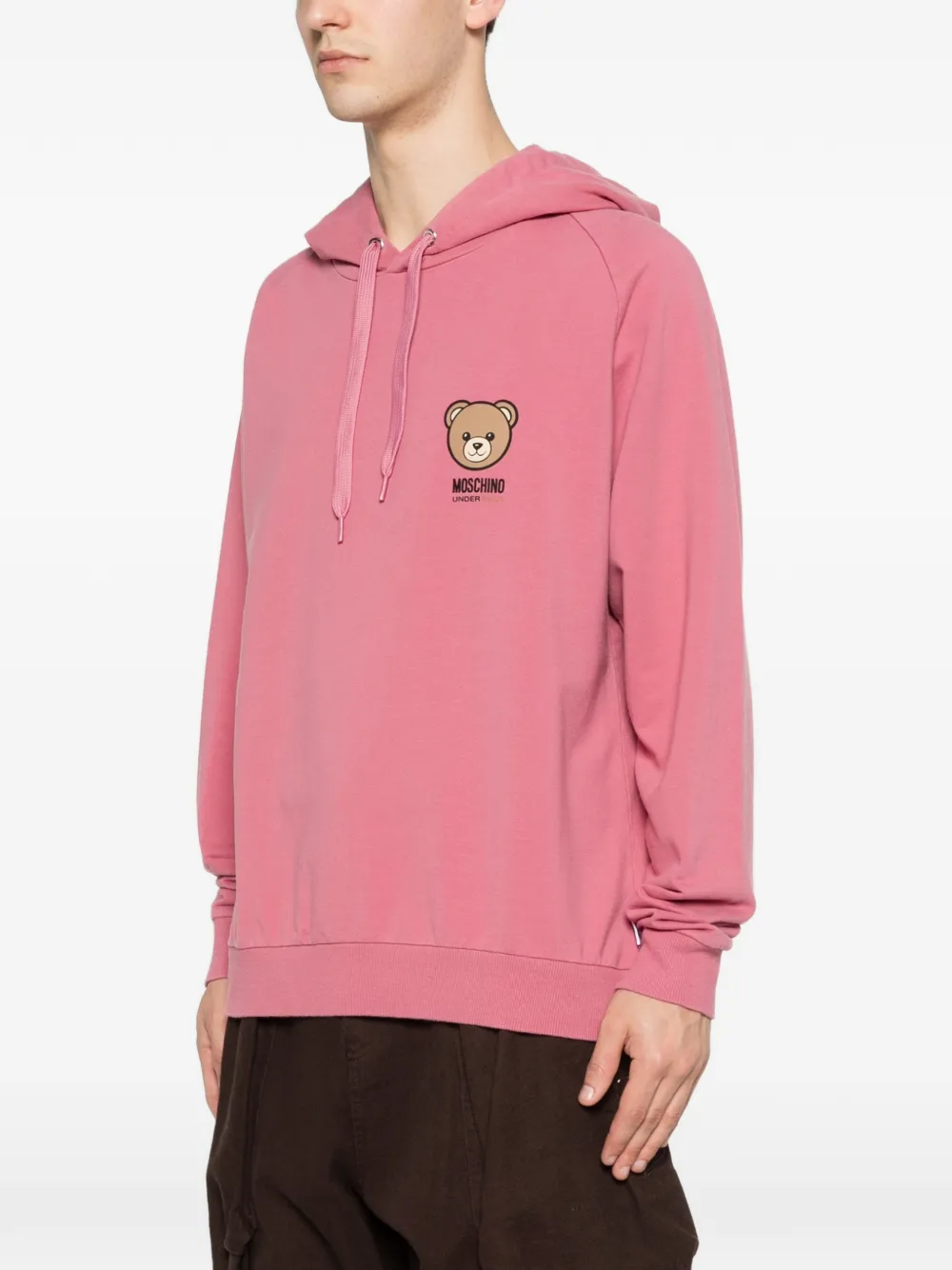 Moschino Bear hoodie Roze