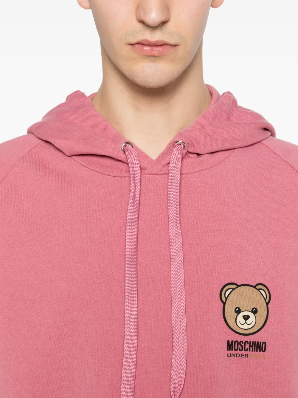 Moschino Bear hoodie Roze