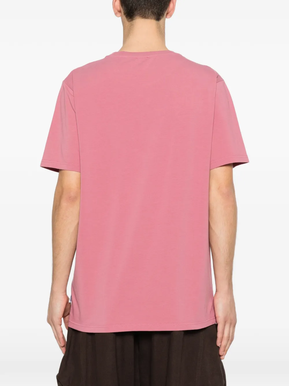 Moschino T-shirt met teddy-logo Roze