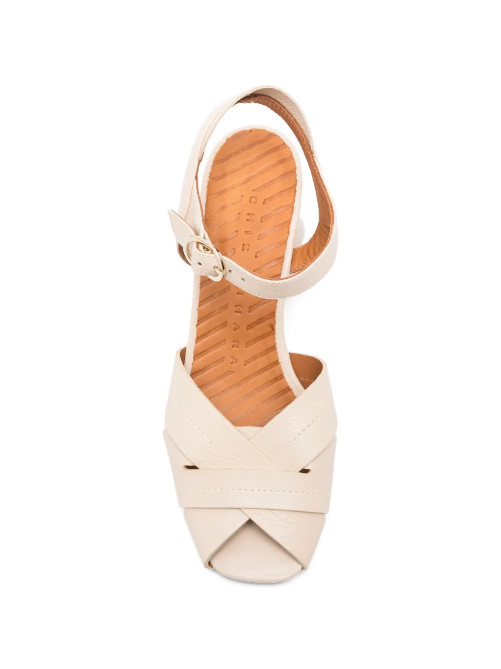 Chie Mihara woven strap sandals Beige