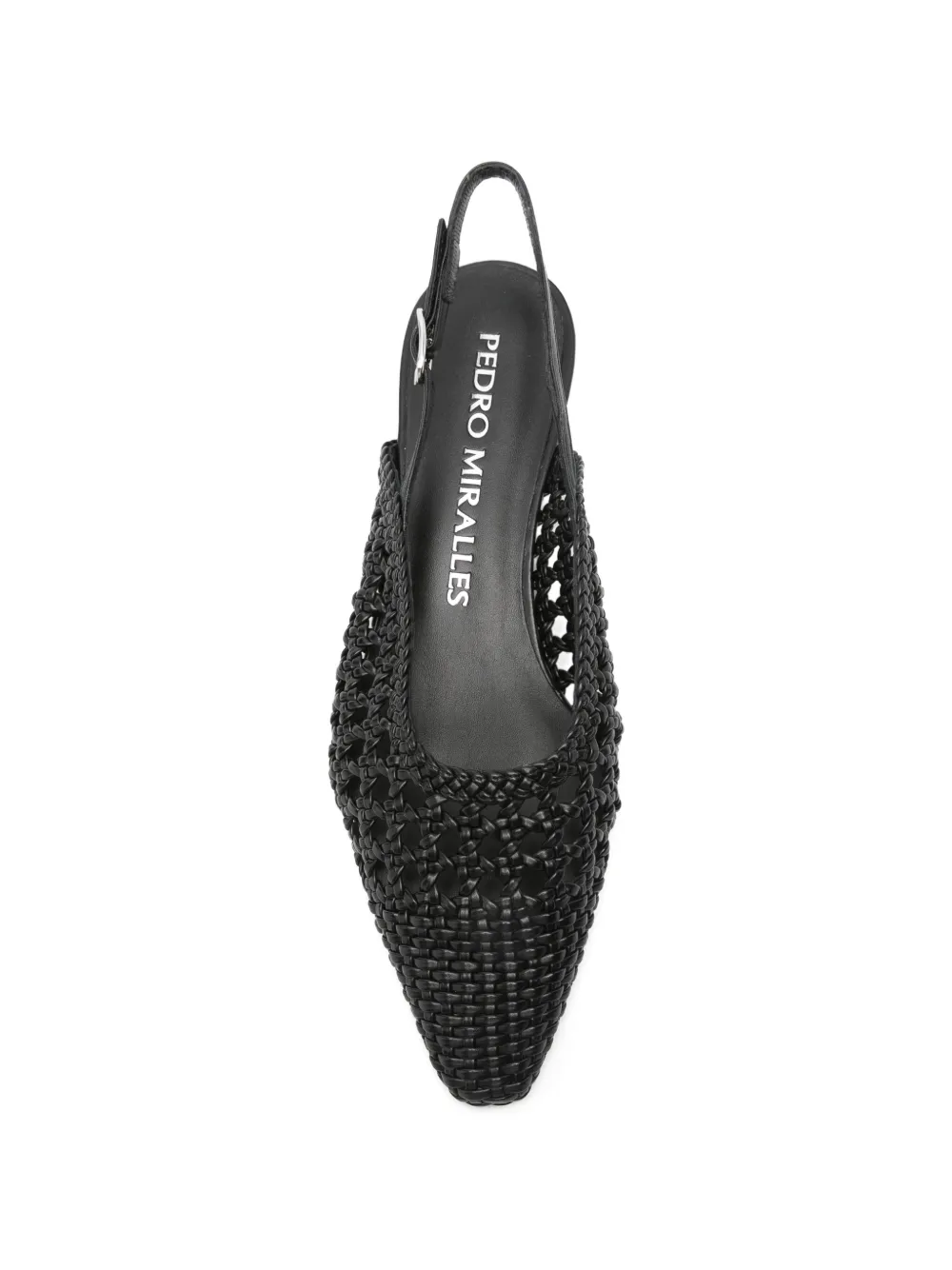 Pedro Miralles pointed-toe mules Zwart