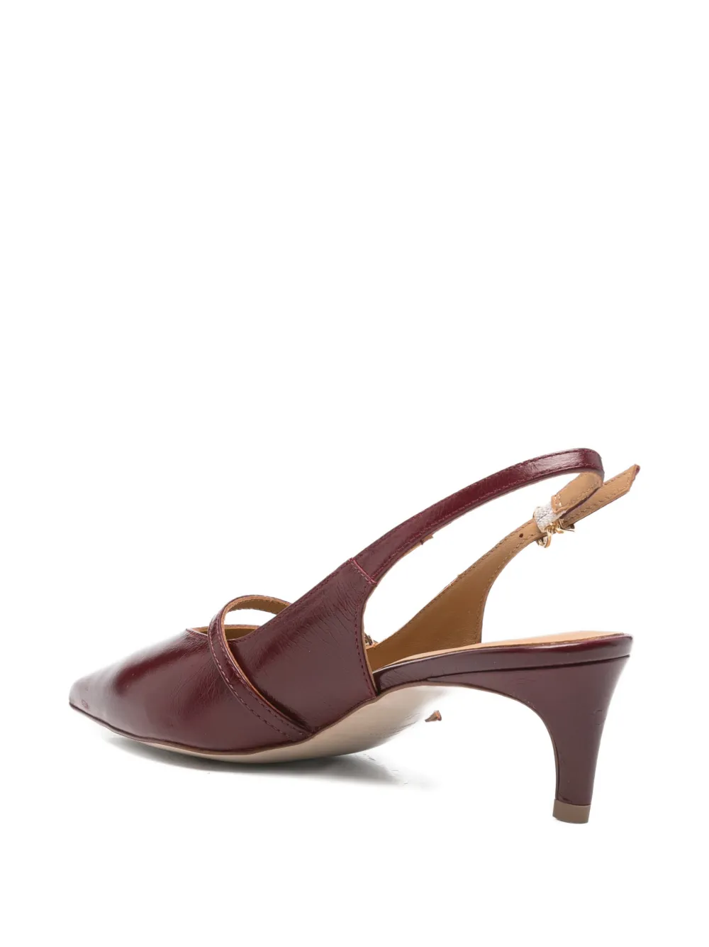 Pedro Miralles leather mules Rood