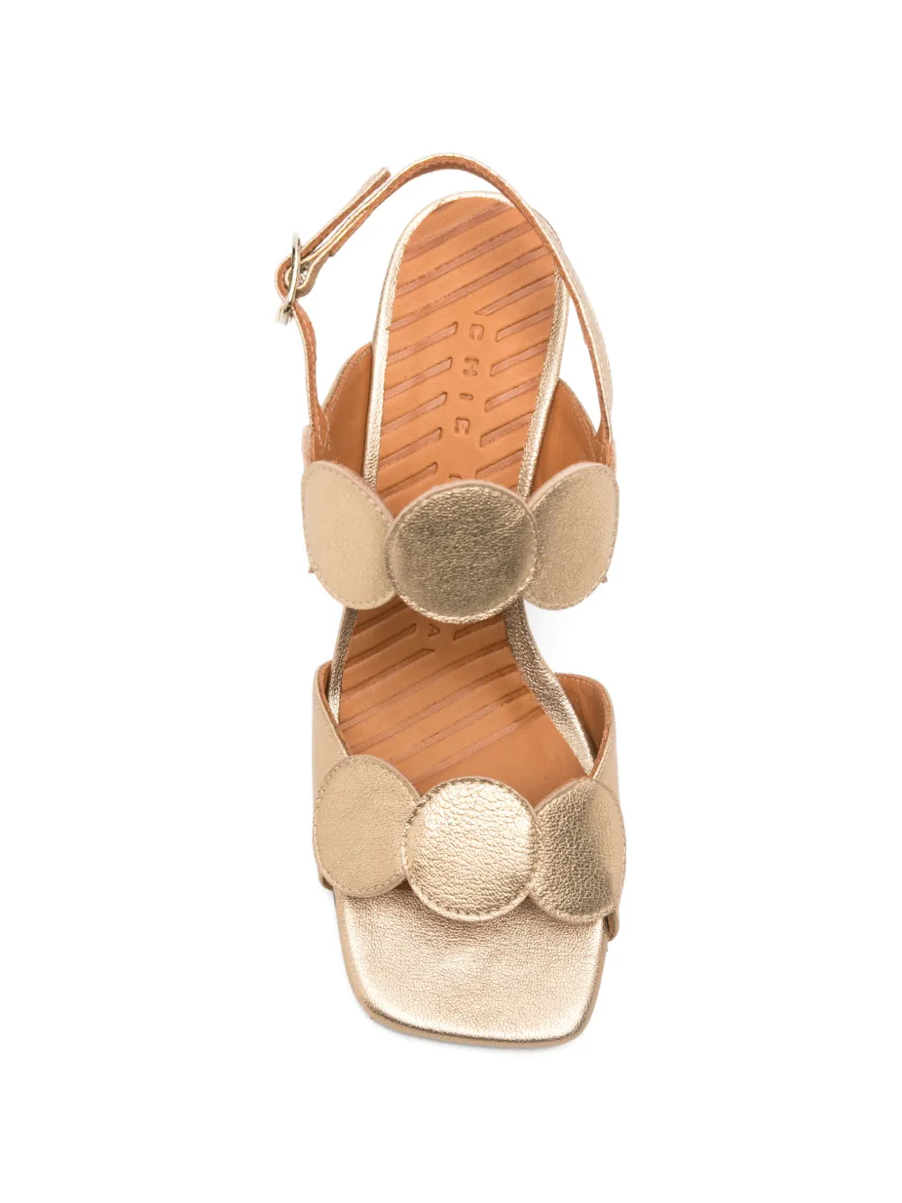 Chie Mihara circle strap sandals Goud