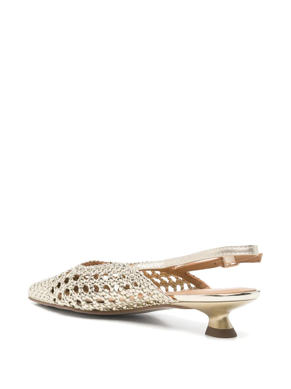 Pedro Miralles slingback mules Goud