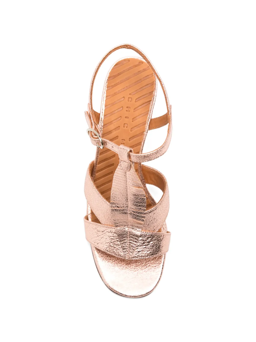 Chie Mihara fringed sandals Roze
