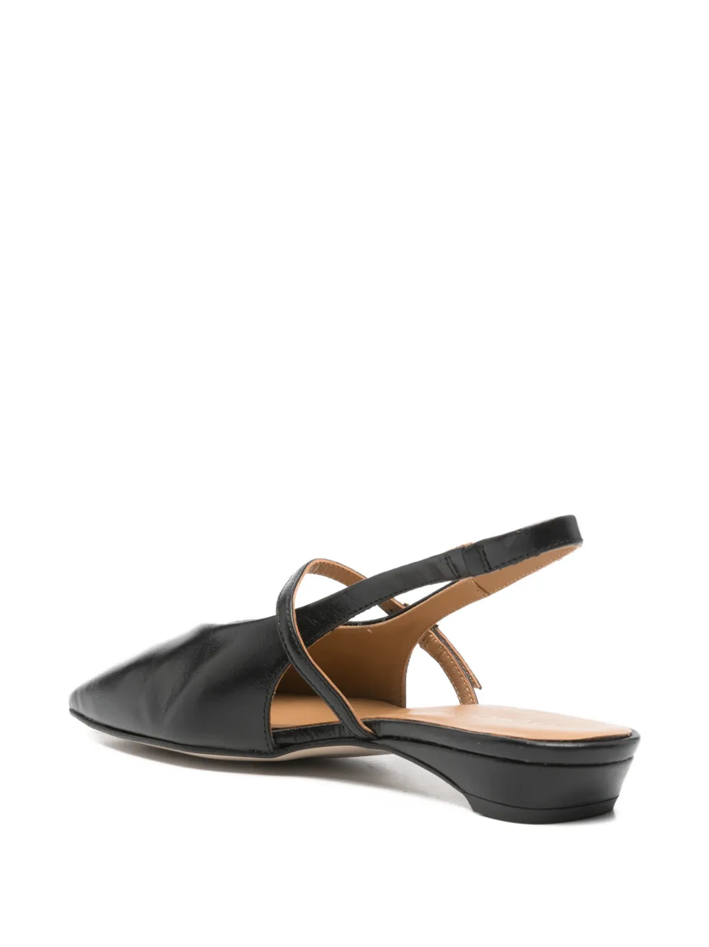 Pedro Miralles square-toe mules Zwart