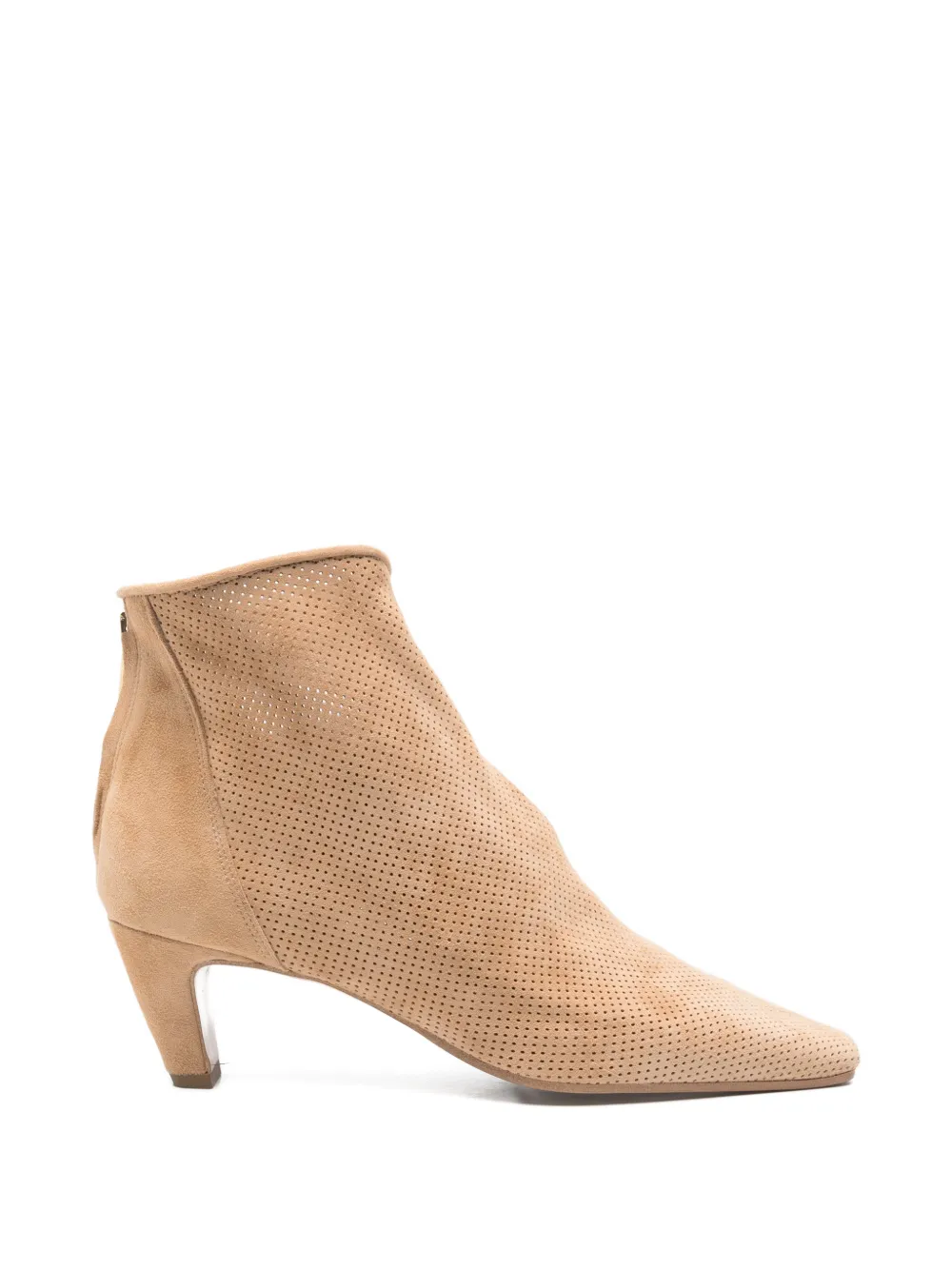 biancadi perforated-detail zip-fastening boots