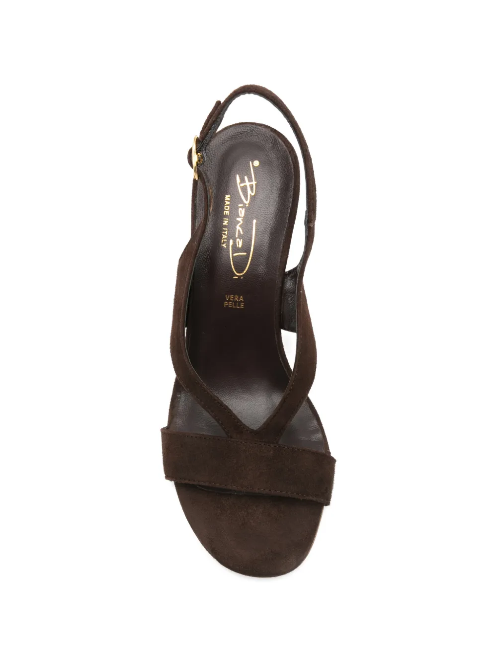 biancadi Suède sandalen Bruin