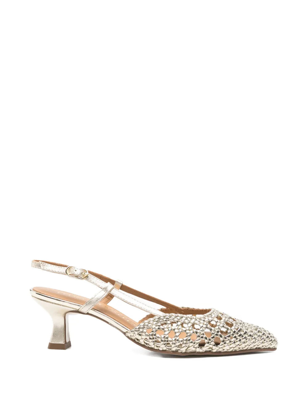 Pedro Miralles cutout mules - Oro