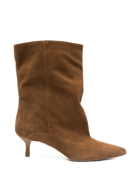 Gisel Moire leather boots