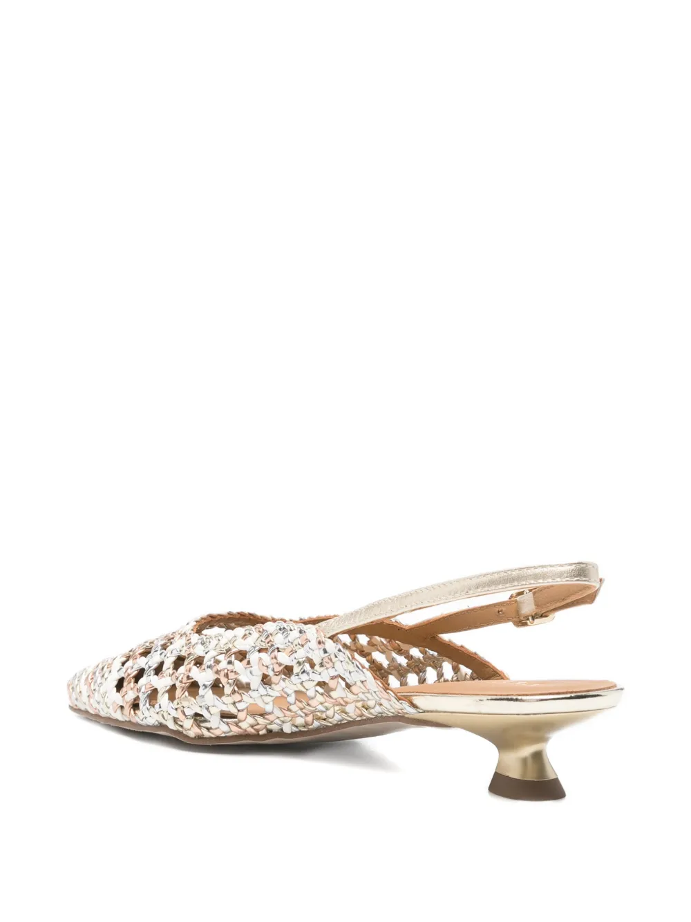 Pedro Miralles pointed-toe mules Zilver