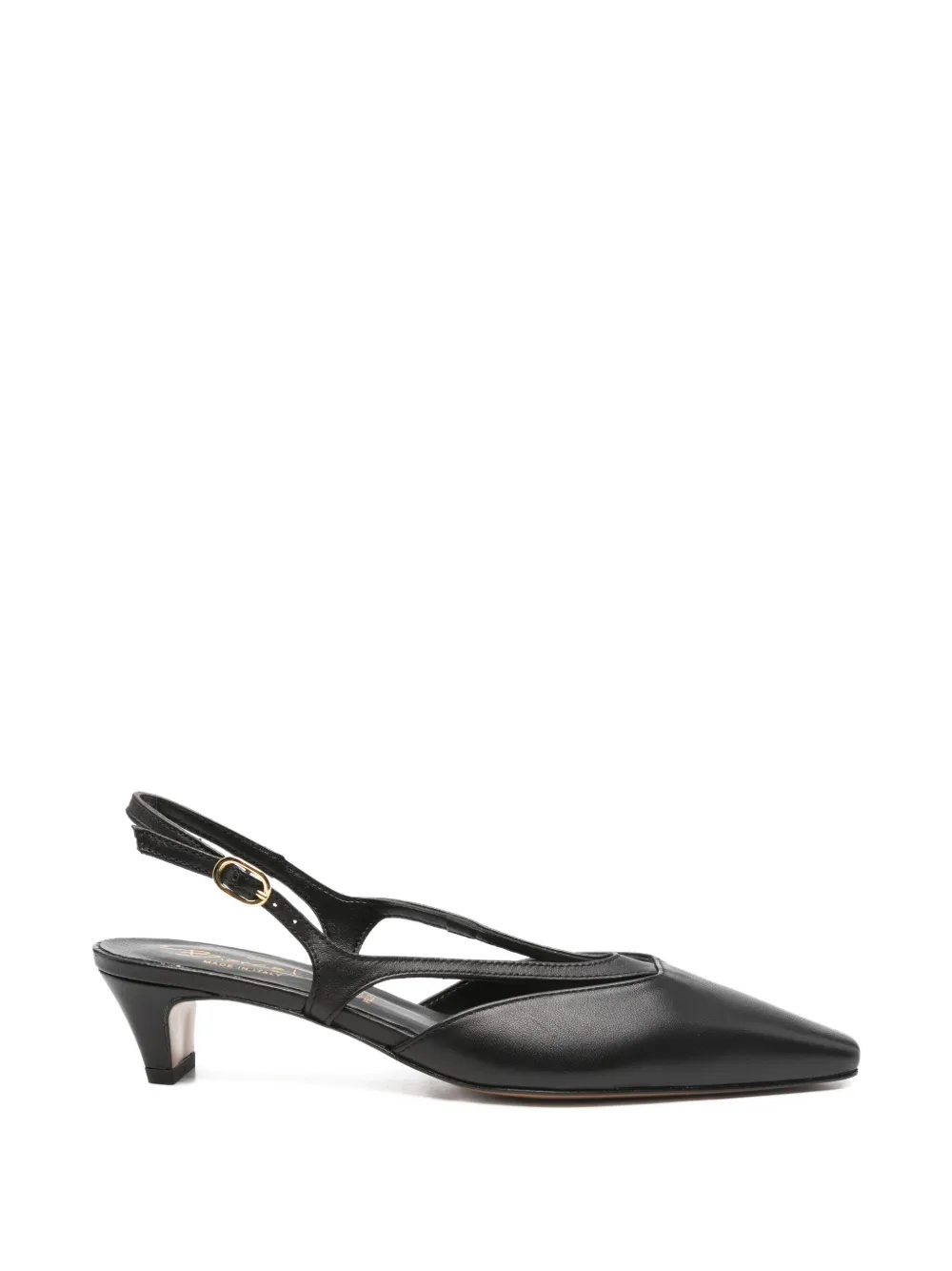 biancadi cutout-detail slingback pumps