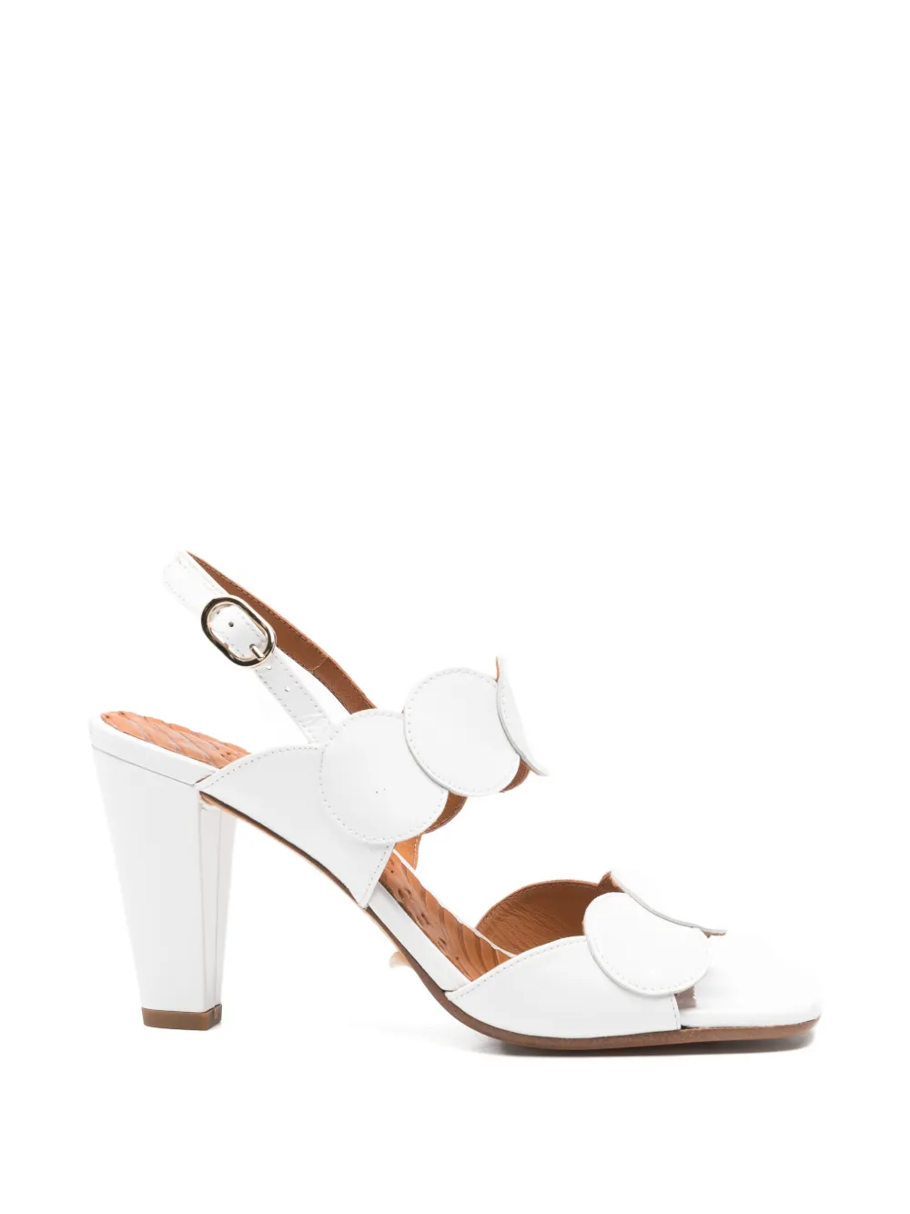 Chie Mihara scalloped lurana sandals Wit