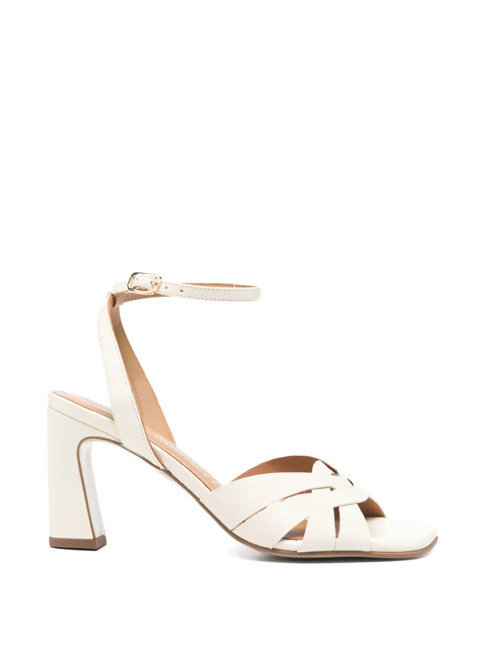 Pedro Miralles Munera square-toe sandals - Toni neutri