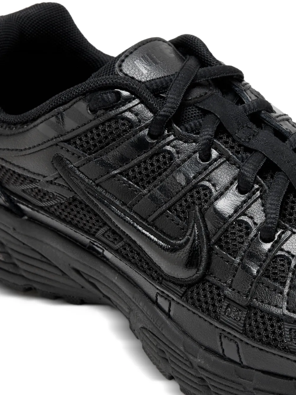 Nike Kids P-6000 sneakers met logodetail Zwart