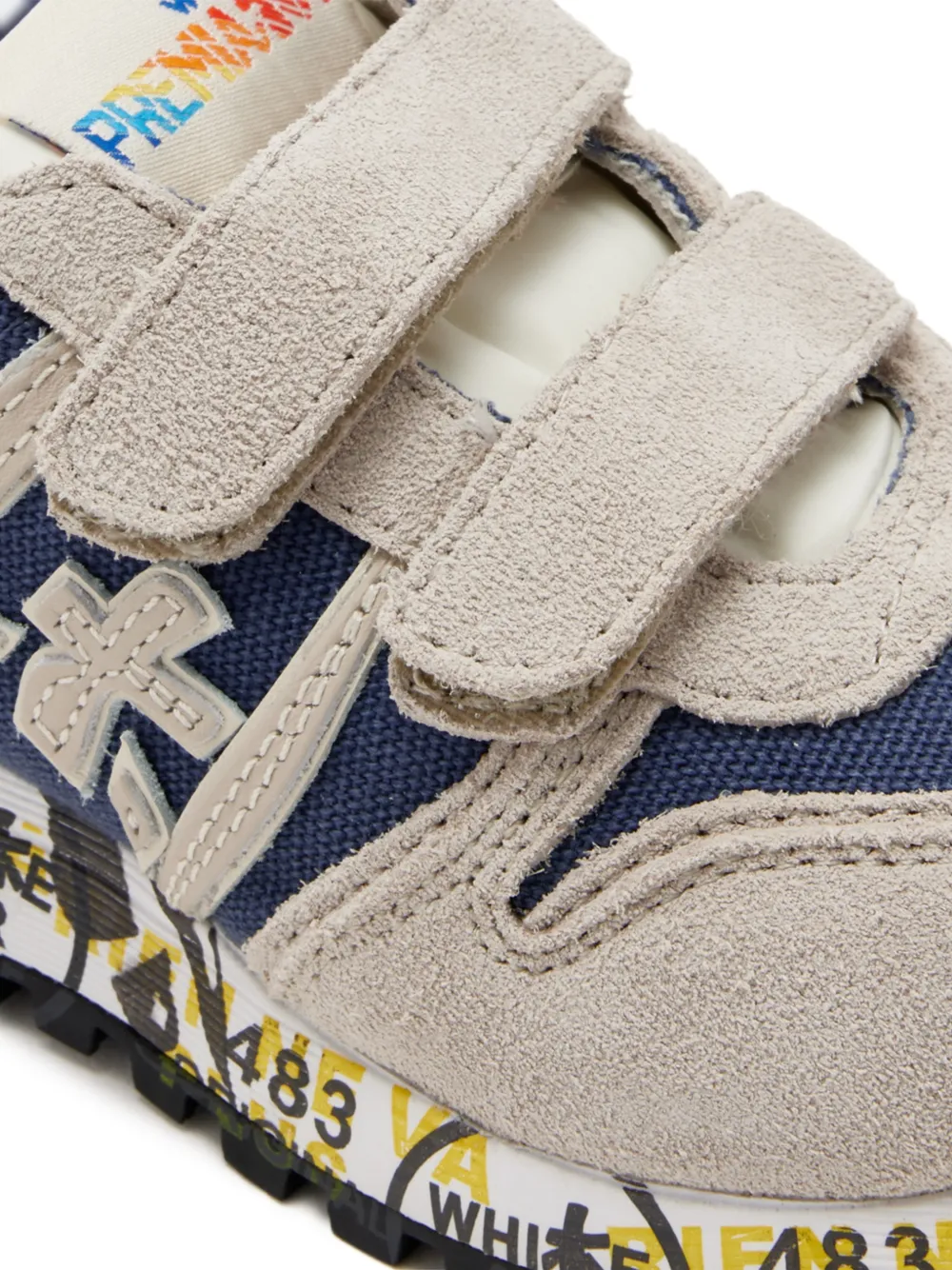 Premiata Kids Sky V sneakers met logo Beige