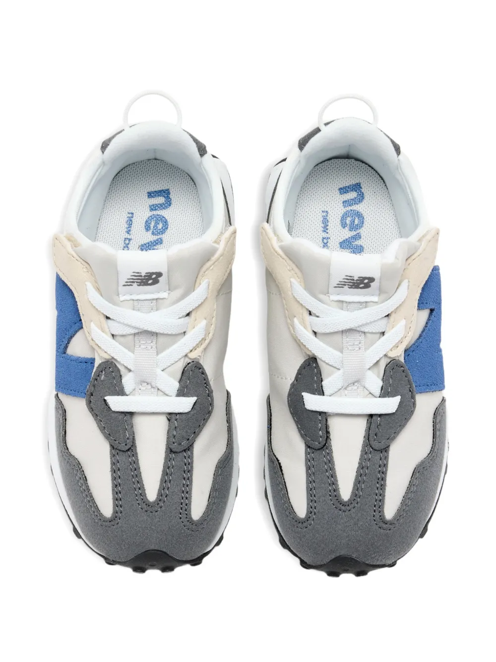 New Balance Kids 327 sneakers met logo-patch Beige