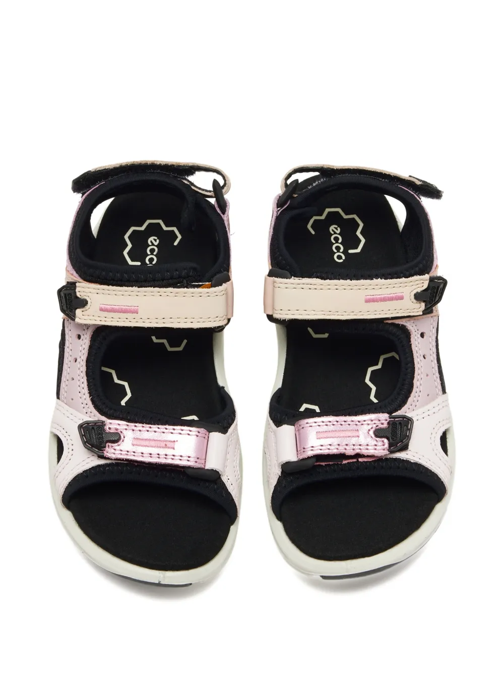 ECCO Sandalen met bandjes Zwart