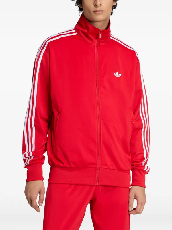 Adidas Firebird スリーストライプ トラックジャケット | レッド 