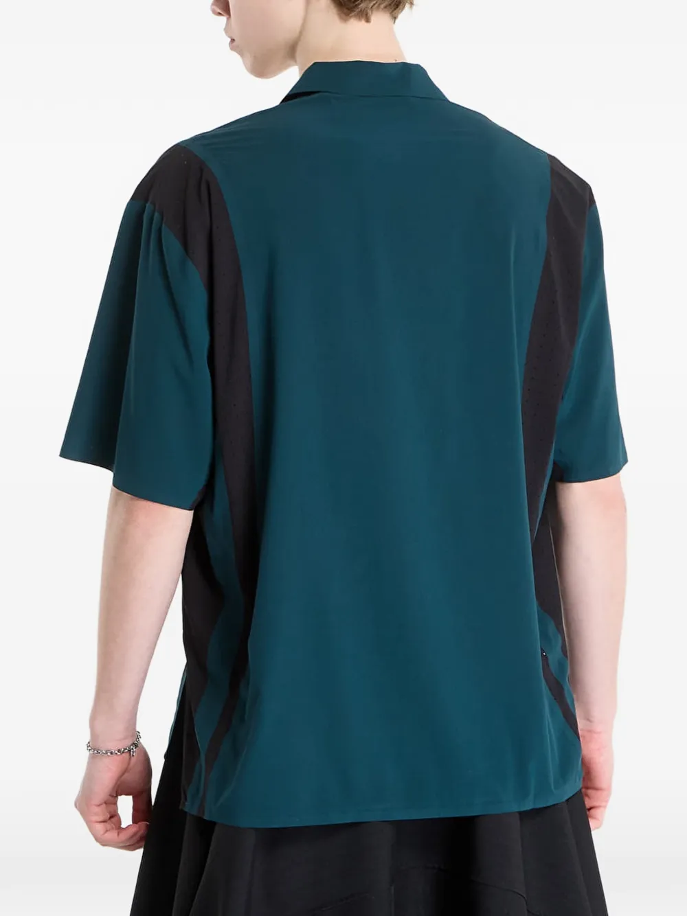 Y-3 Ultralight geweven overhemd Groen