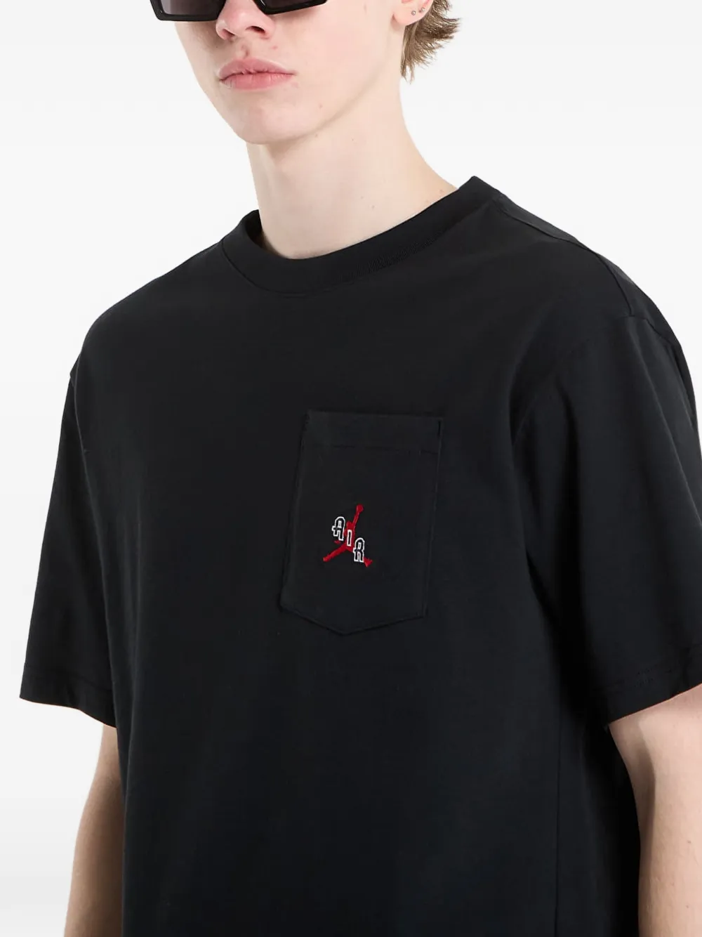 Jordan T-shirt met borstzak Zwart
