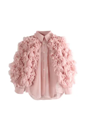 Comme Des Garçons Comme Des Garçons ラッフル シャツ | ピンク