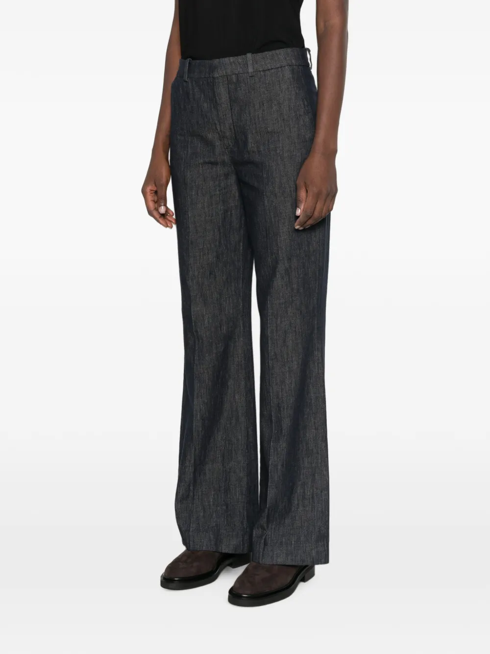 Drykorn Jeans met logopatch Blauw