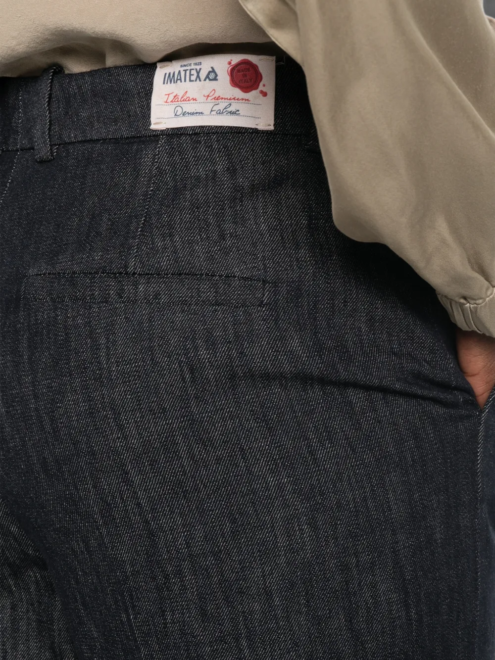 Drykorn Jeans met logopatch Blauw