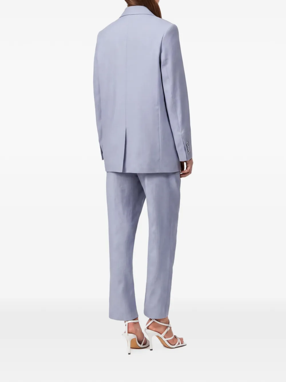 Drykorn Blazer met enkele rij knopen Blauw