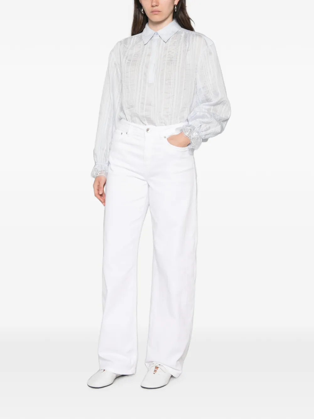 Drykorn Straight jeans Wit