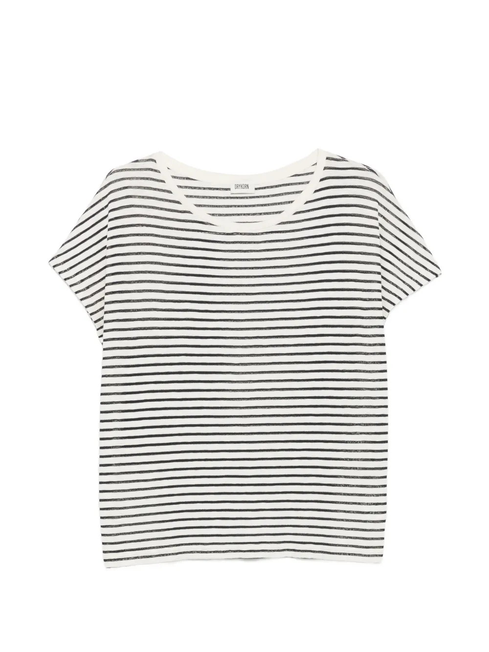 Drykorn striped T-shirt - Bianco
