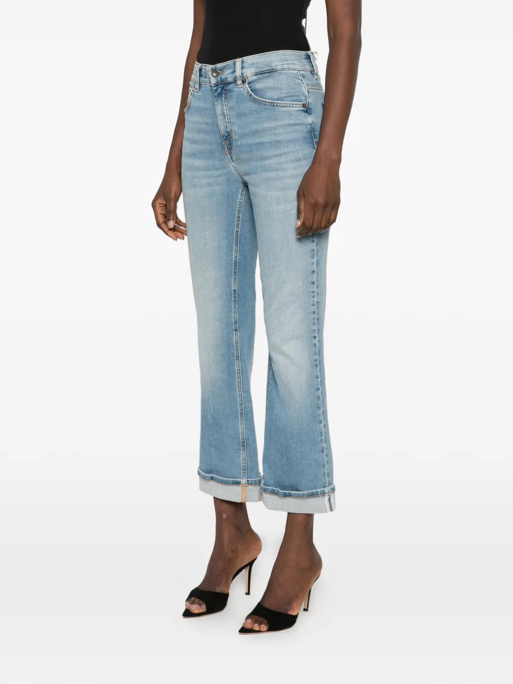 Drykorn turn-up cuff jeans Blauw