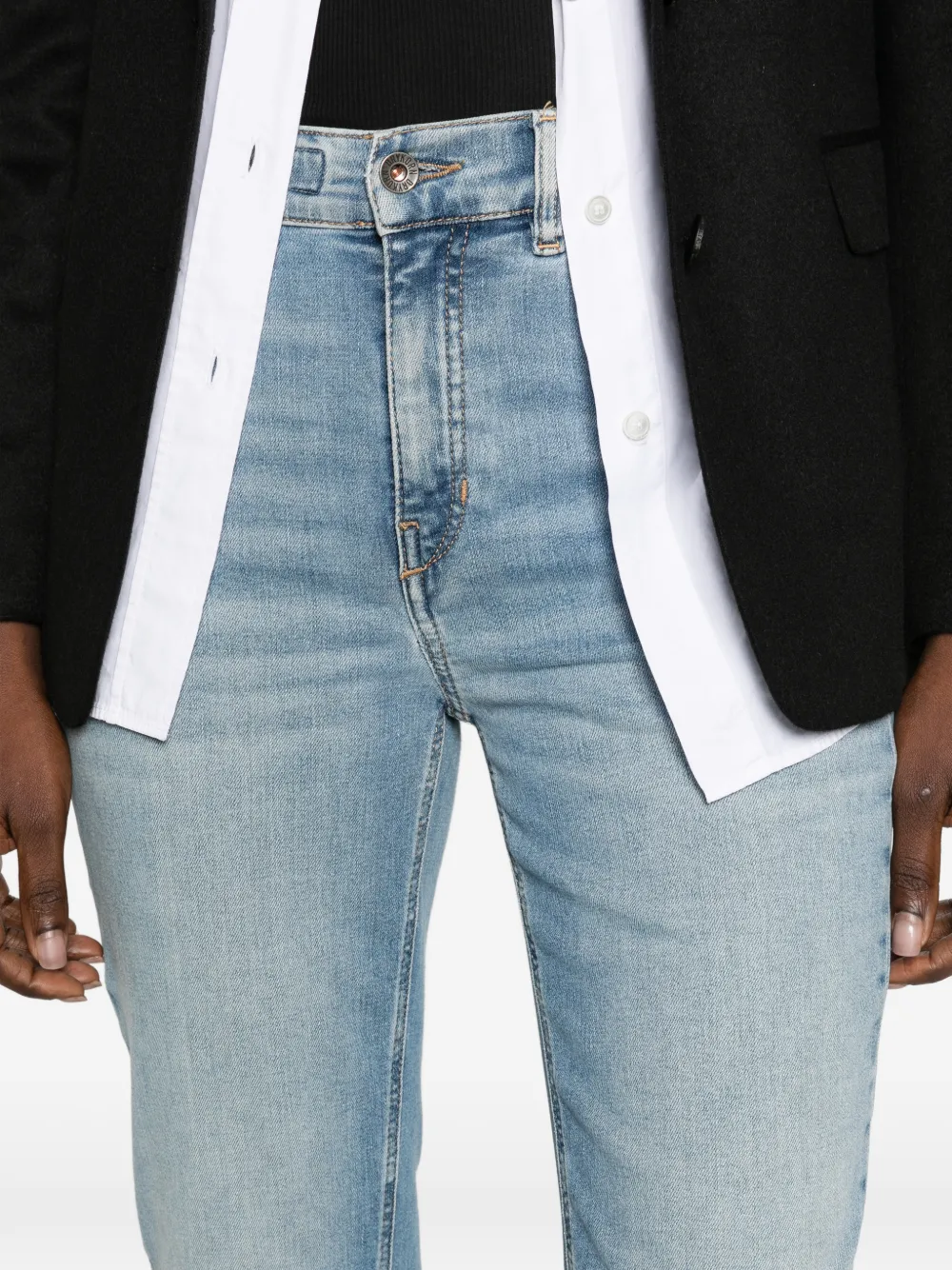 Drykorn turn-up cuff jeans Blauw