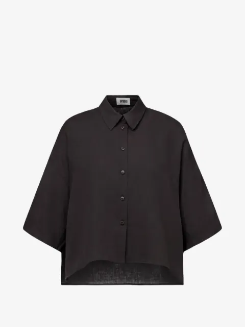 Drykorn Yarika short-sleeve cropped shirt