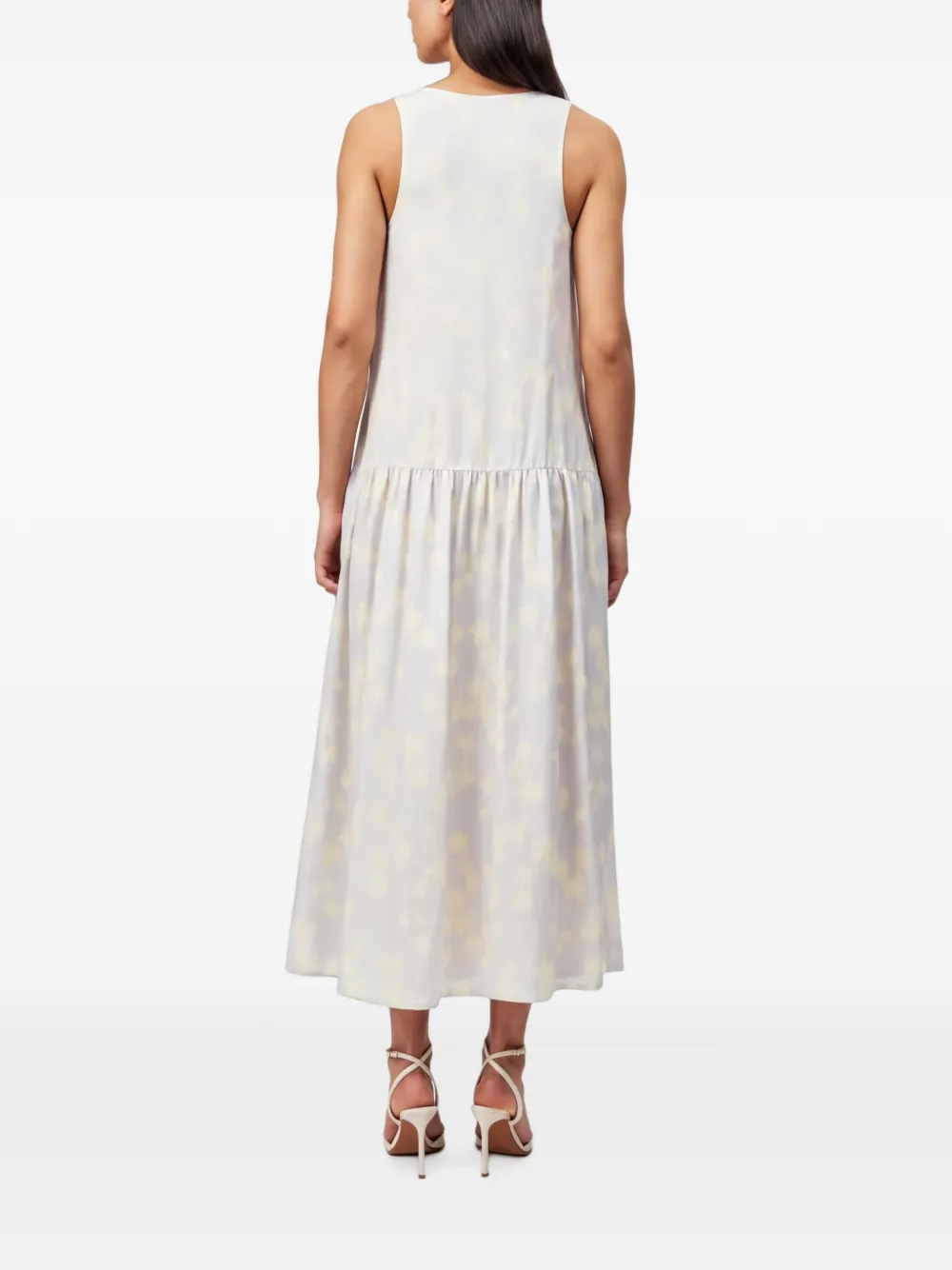 Drykorn Arleen maxi-jurk met bloemenprint Beige