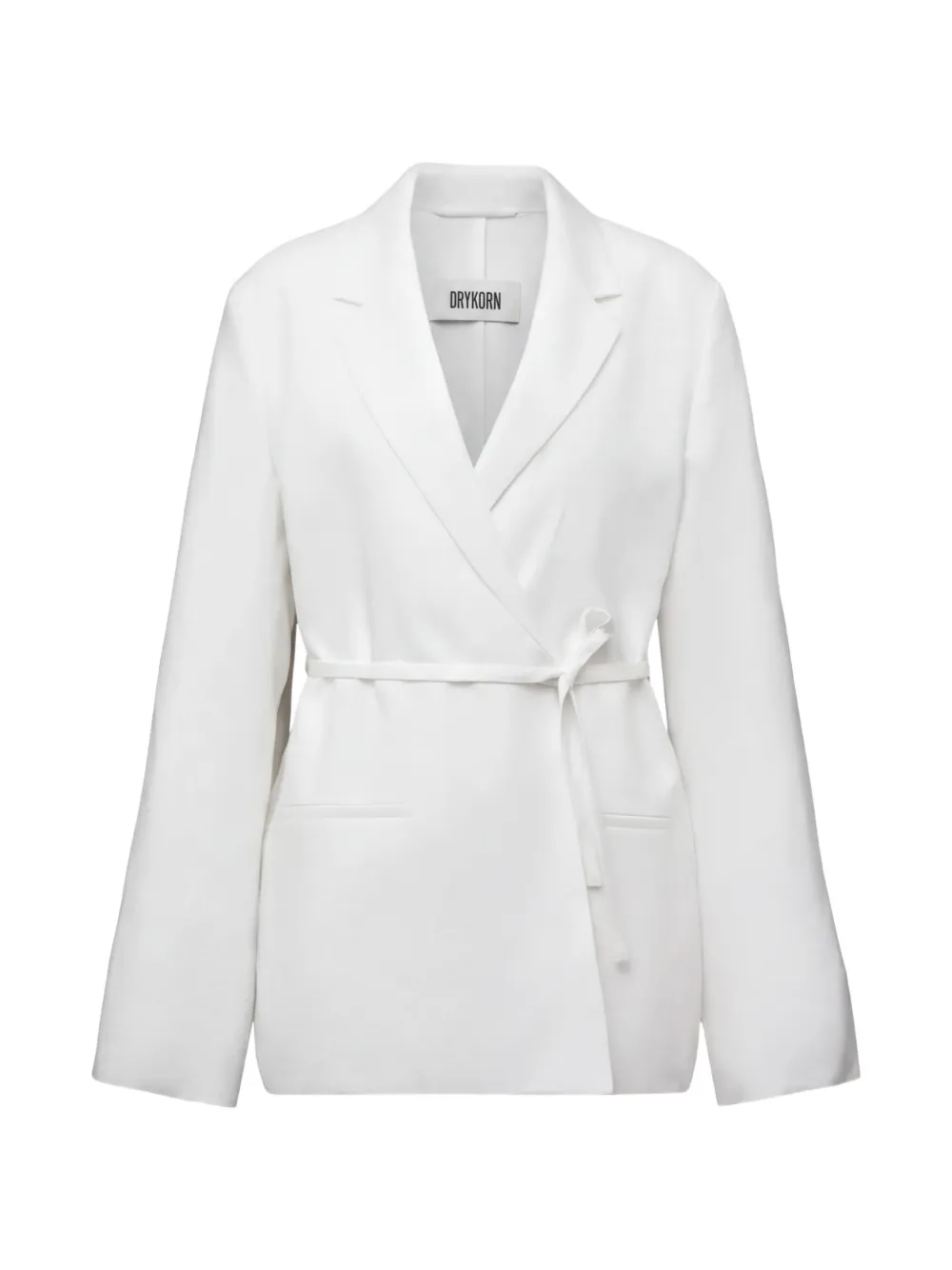 Drykorn Wincham belted wrap blazer - Weiß