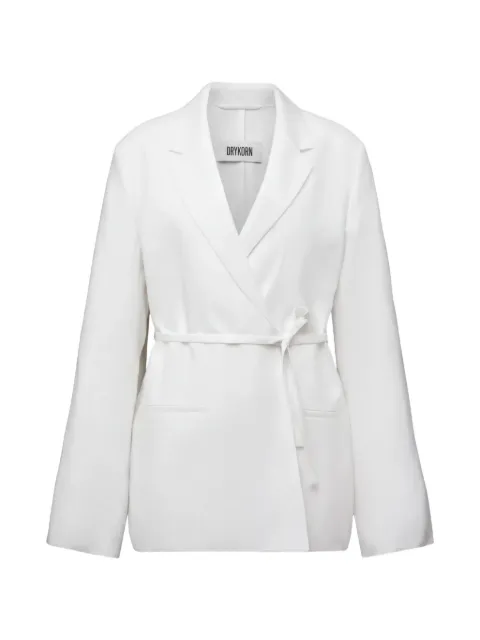 Drykorn Wincham belted wrap blazer