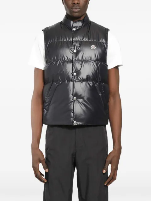 Moncler sleeveless buttoned gilet