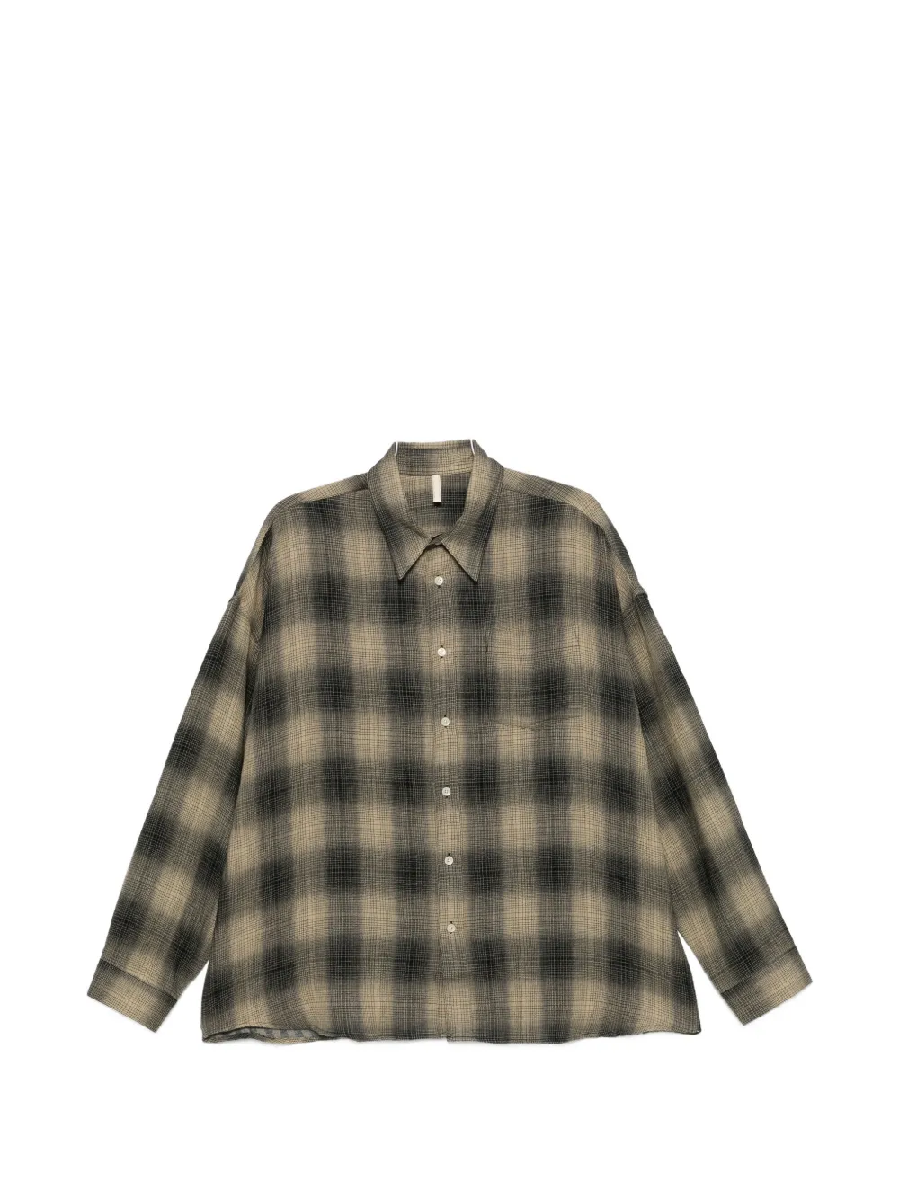 Sunflower Stable plaid-pattern shirt - Toni neutri