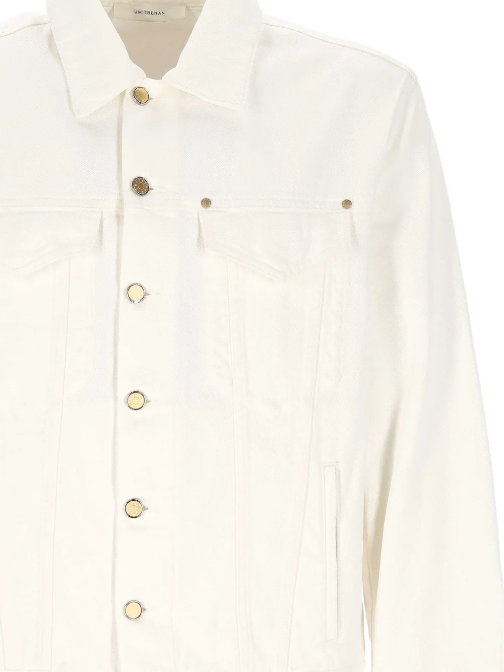  Umit Benan Buttoned Jacket - White 