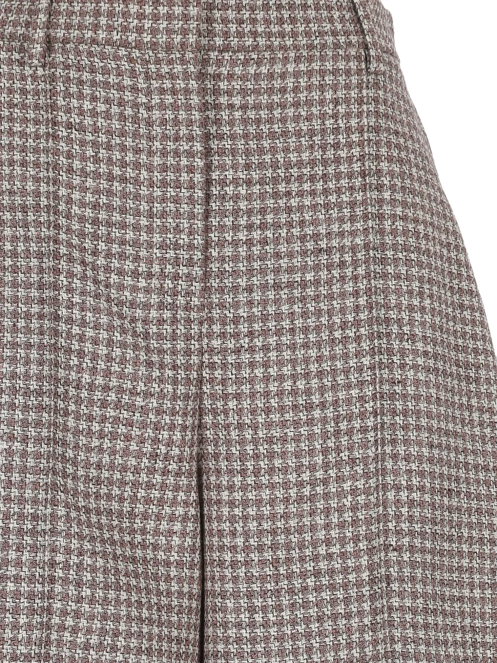 Agnona houndstooth-pattern wide-leg shorts Bruin