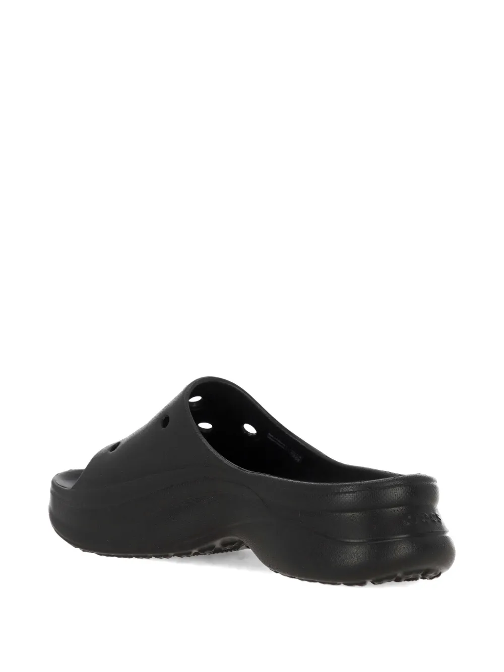 Crocs Bae slippers met geperforeerde details Zwart