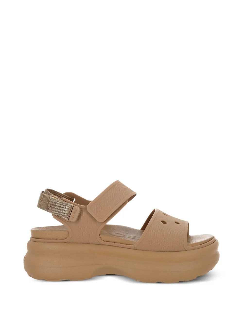 Crocs Sandali Soho Y-Strap con plateau - Toni neutri